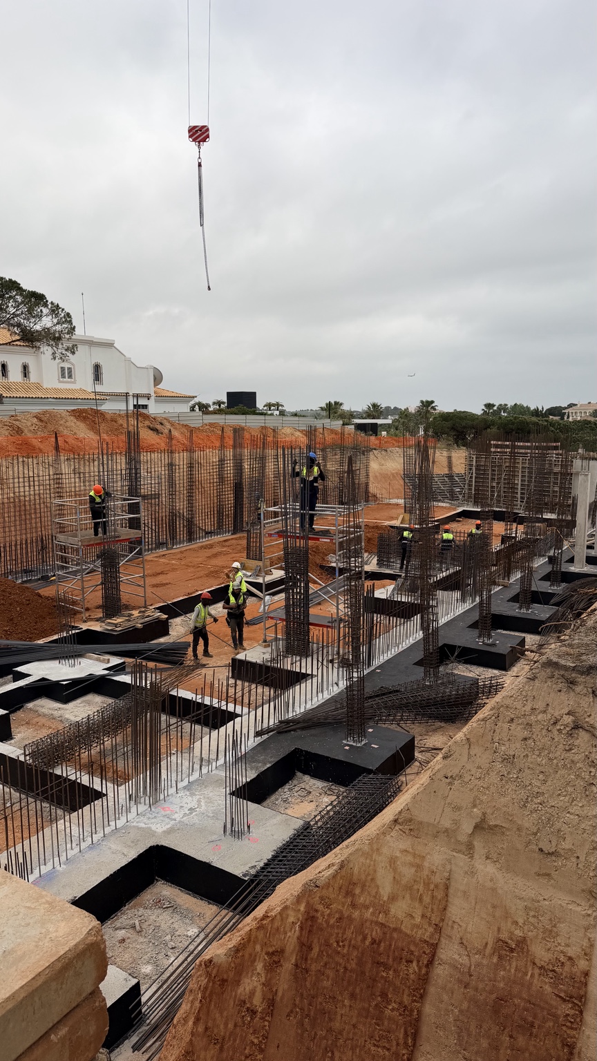 Fundações e pilares